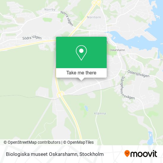 Biologiska museet Oskarshamn map