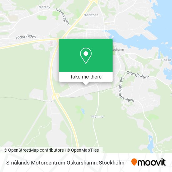 Smålands Motorcentrum Oskarshamn map