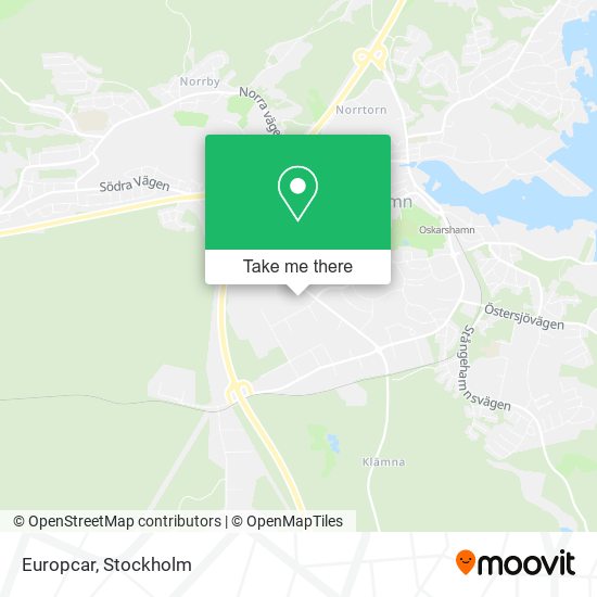 Europcar map