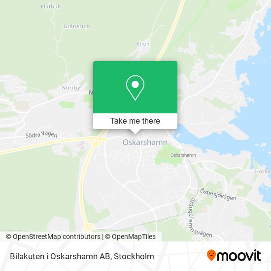 Bilakuten i Oskarshamn AB map