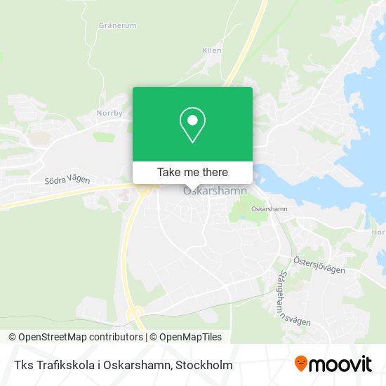 Tks Trafikskola i Oskarshamn map