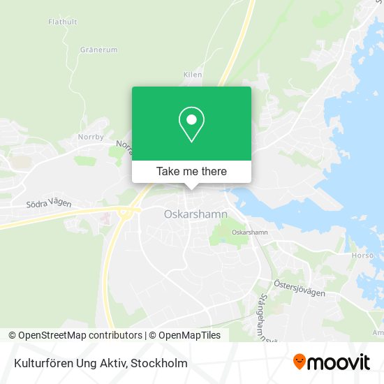 Kulturfören Ung Aktiv map