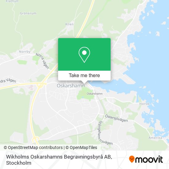 Wikholms Oskarshamns Begravningsbyrå AB map