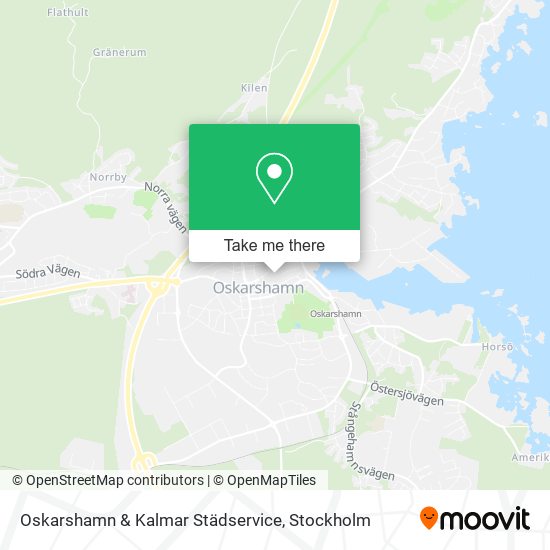 Oskarshamn & Kalmar Städservice map