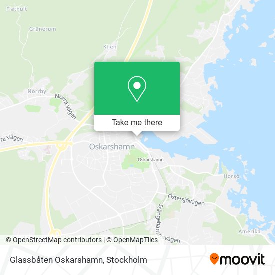 Glassbåten Oskarshamn map