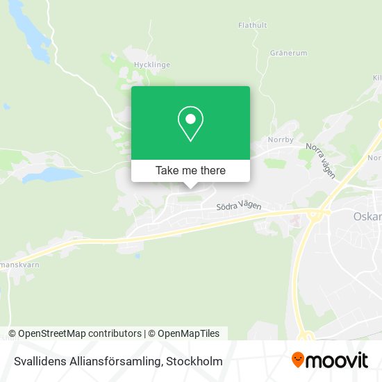 Svallidens Alliansförsamling map