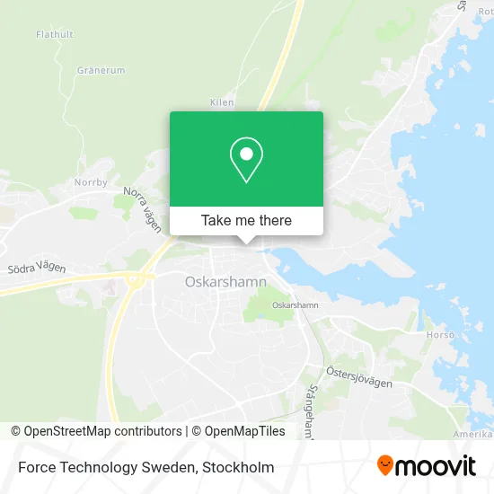 Force Technology Sweden map