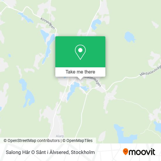 Salong Hår O Sånt i Älvsered map