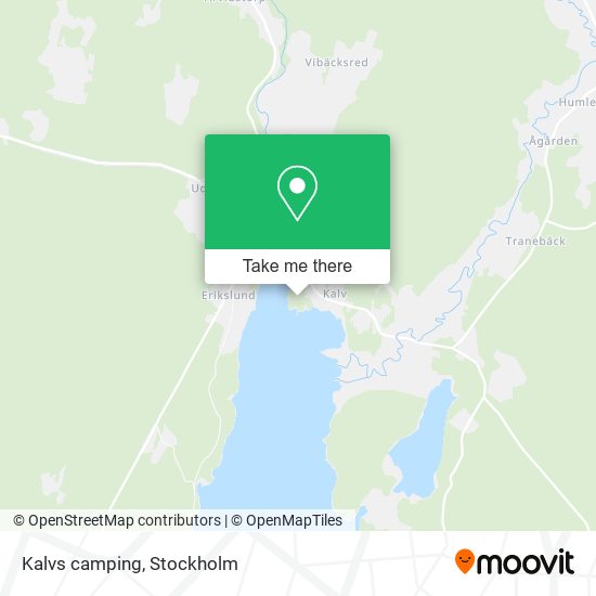 Kalvs camping map