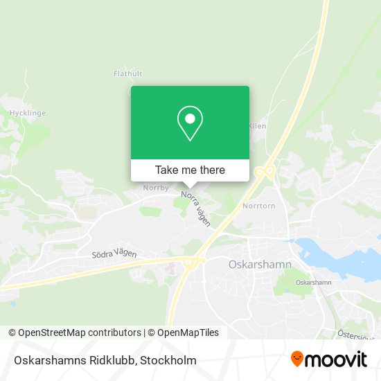 Oskarshamns Ridklubb map