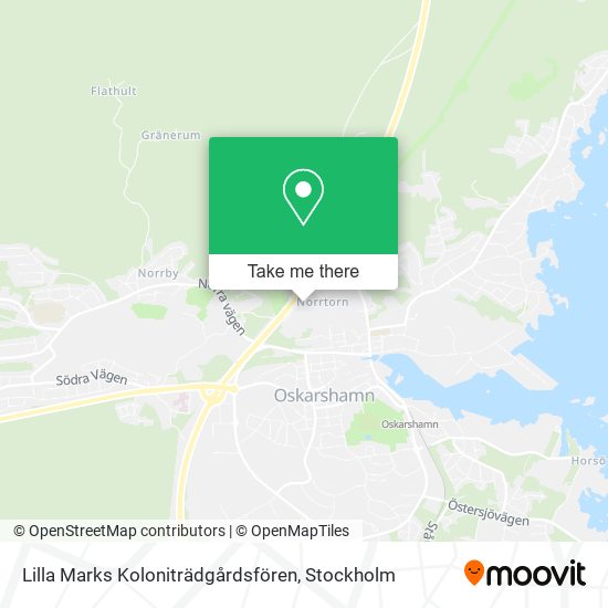 Lilla Marks Koloniträdgårdsfören map