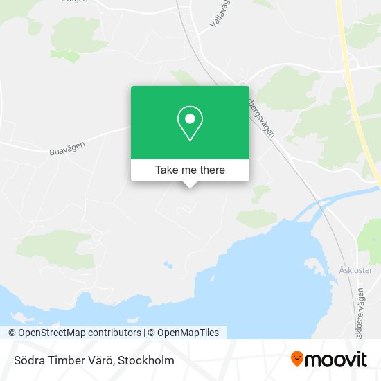 Södra Timber Värö map