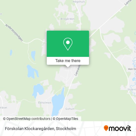 Förskolan Klockaregården map