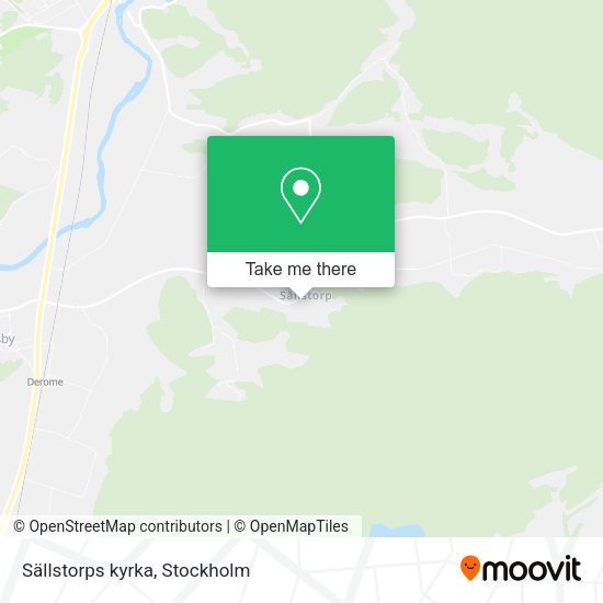 Sällstorps kyrka map