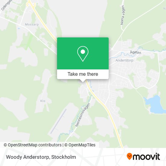 Woody Anderstorp map