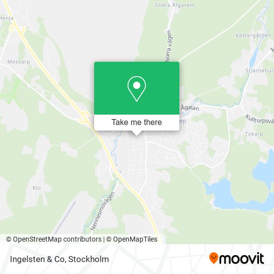 Ingelsten & Co map