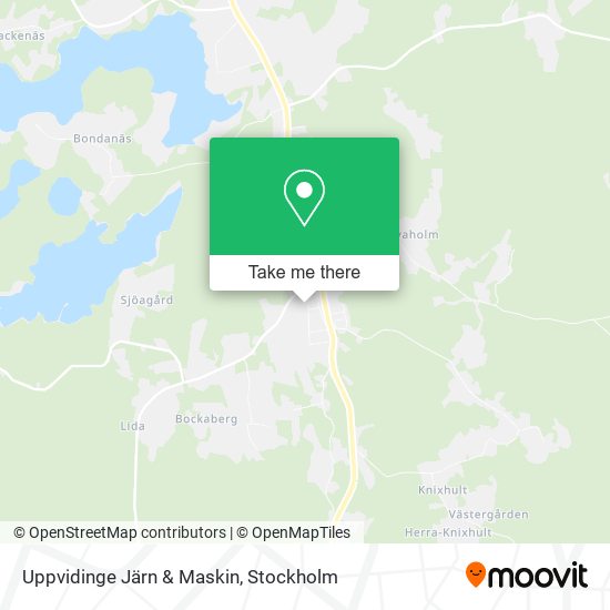 Uppvidinge Järn & Maskin map