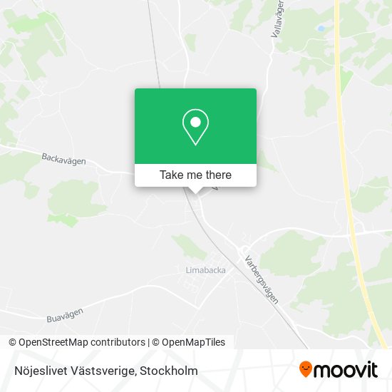 Nöjeslivet Västsverige map