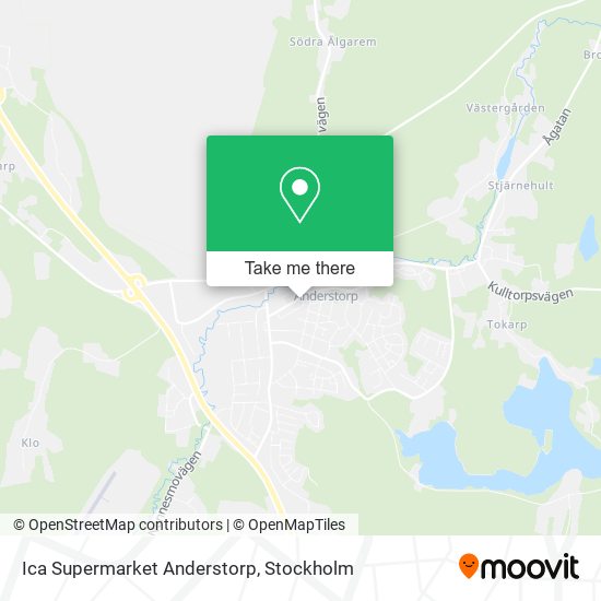 Ica Supermarket Anderstorp map