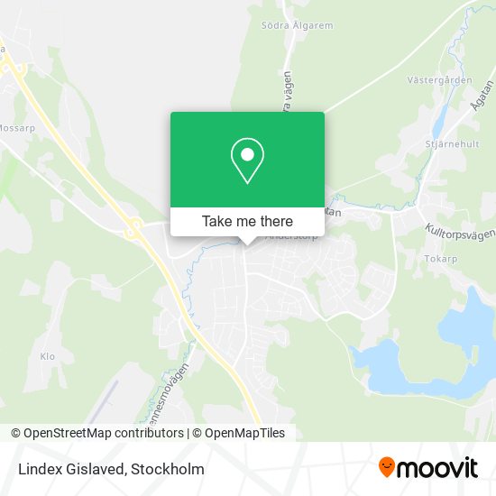 Lindex Gislaved map