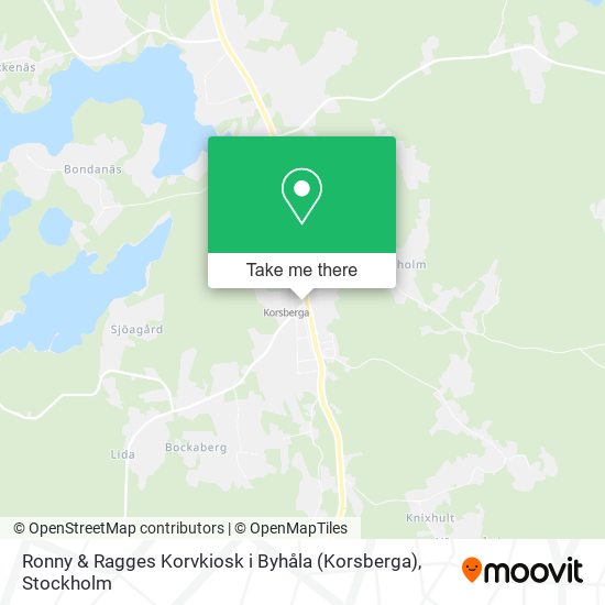 Ronny & Ragges Korvkiosk i Byhåla (Korsberga) map