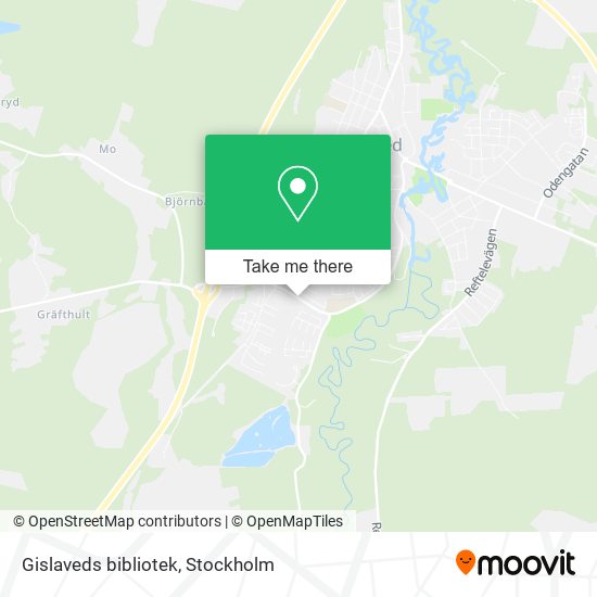 Gislaveds bibliotek map