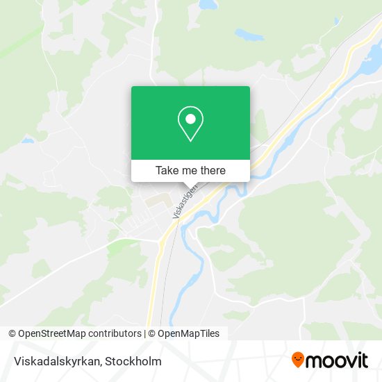 Viskadalskyrkan map