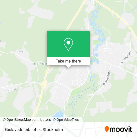 Gislaveds bibliotek map