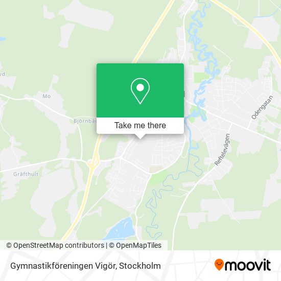 Gymnastikföreningen Vigör map