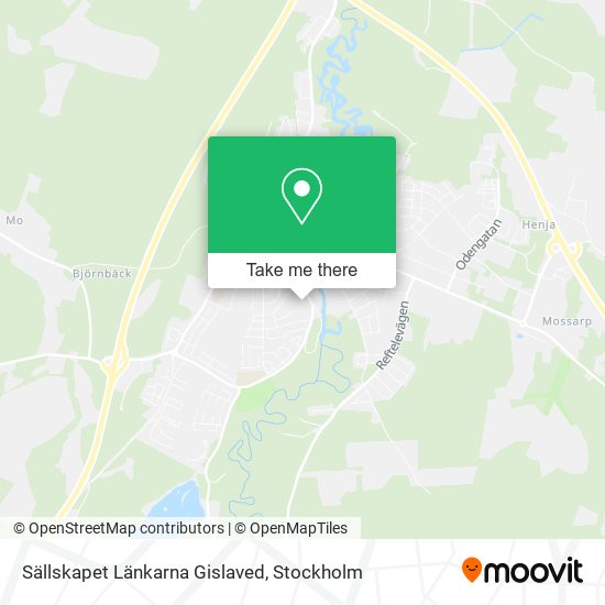 Sällskapet Länkarna Gislaved map