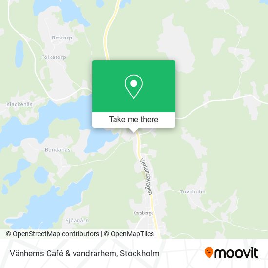 Vänhems Café & vandrarhem map