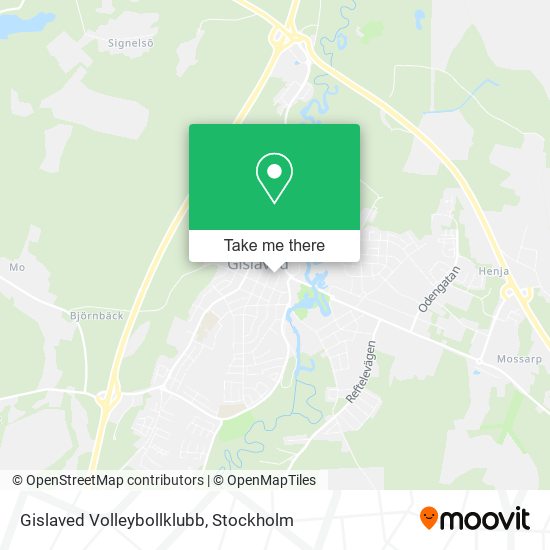 Gislaved Volleybollklubb map