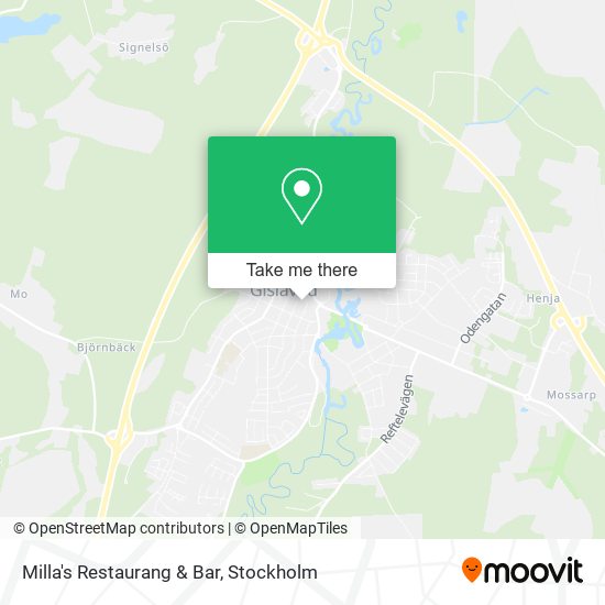 Milla's Restaurang & Bar map