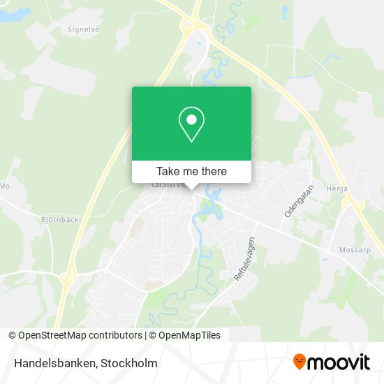 Handelsbanken map