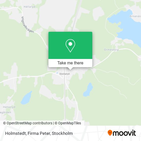 Holmstedt, Firma Peter map