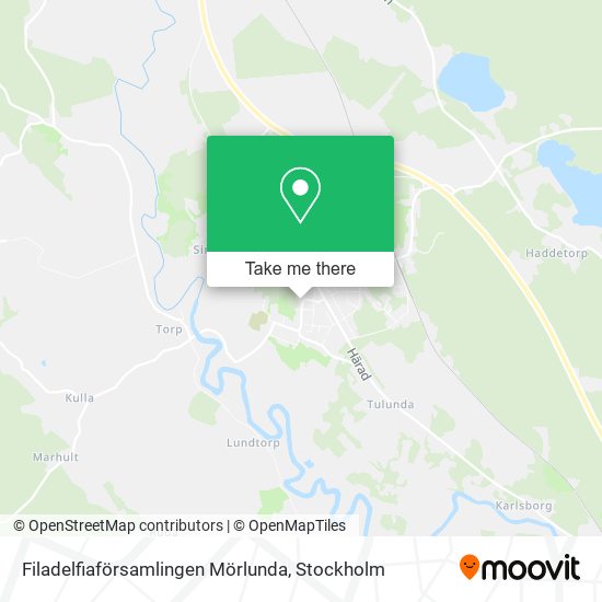 Filadelfiaförsamlingen Mörlunda map