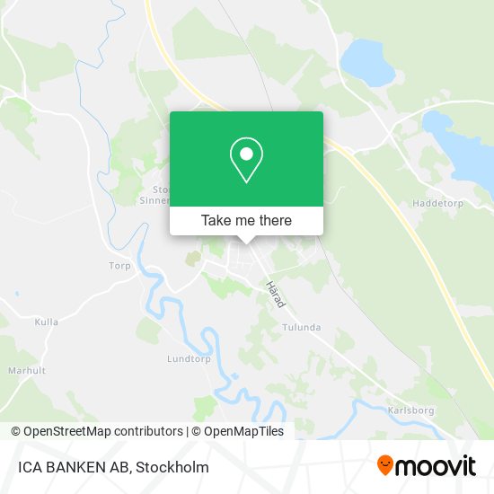 ICA BANKEN AB map
