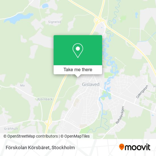 Förskolan Körsbäret map