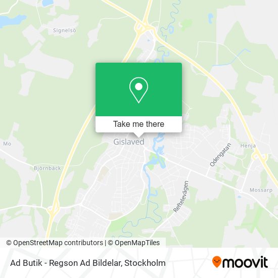 Ad Butik - Regson Ad Bildelar map