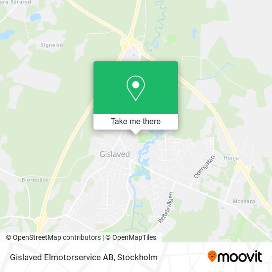 Gislaved Elmotorservice AB map