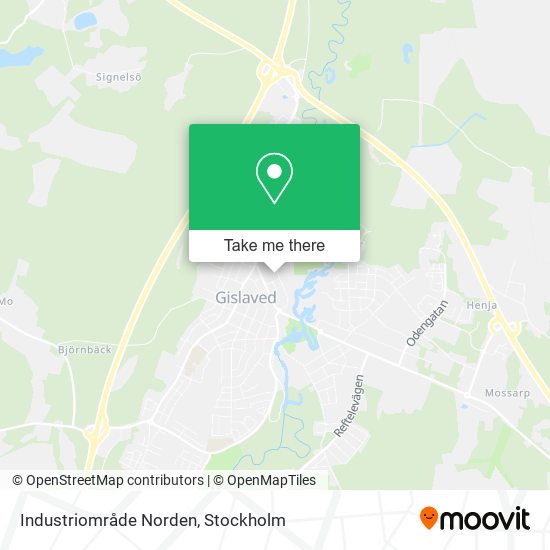 Industriområde Norden map
