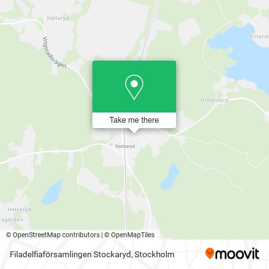 Filadelfiaförsamlingen Stockaryd map