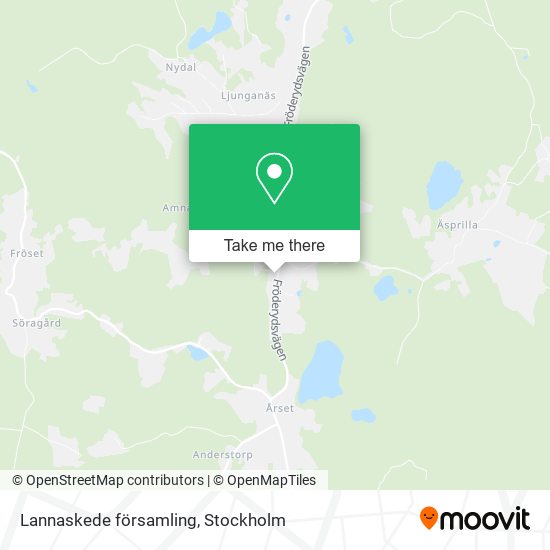 Lannaskede församling map