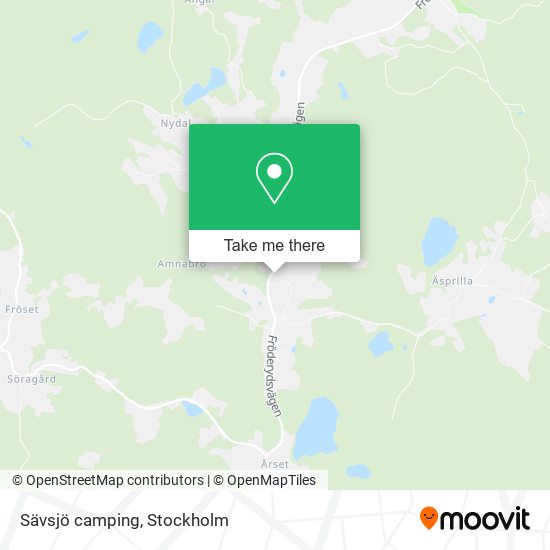 Sävsjö camping map