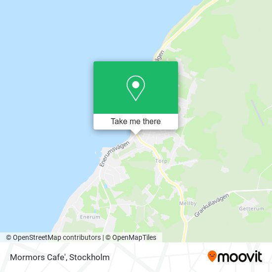 Mormors Cafe' map