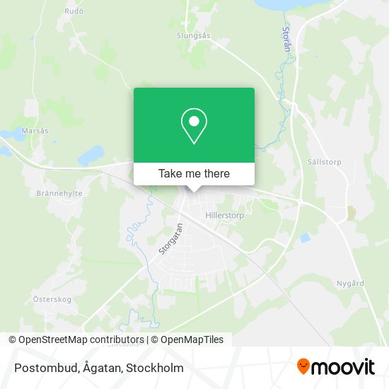 Postombud, Ågatan map