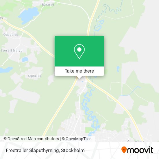 Freetrailer Släputhyrning map
