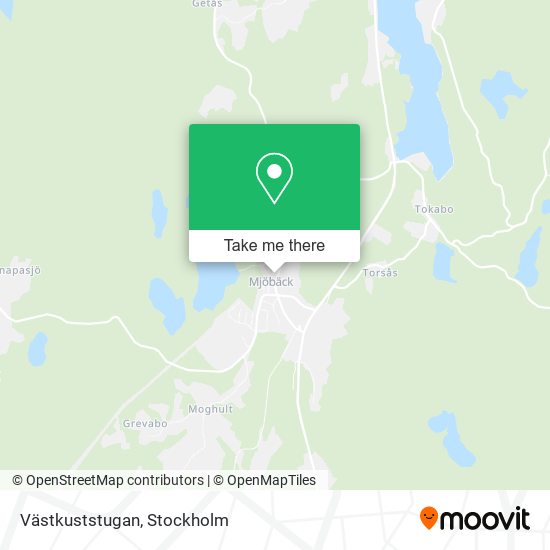 Västkuststugan map