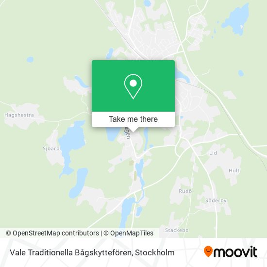 Vale Traditionella Bågskyttefören map