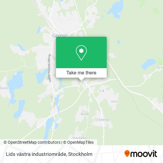 Lids västra industriområde map